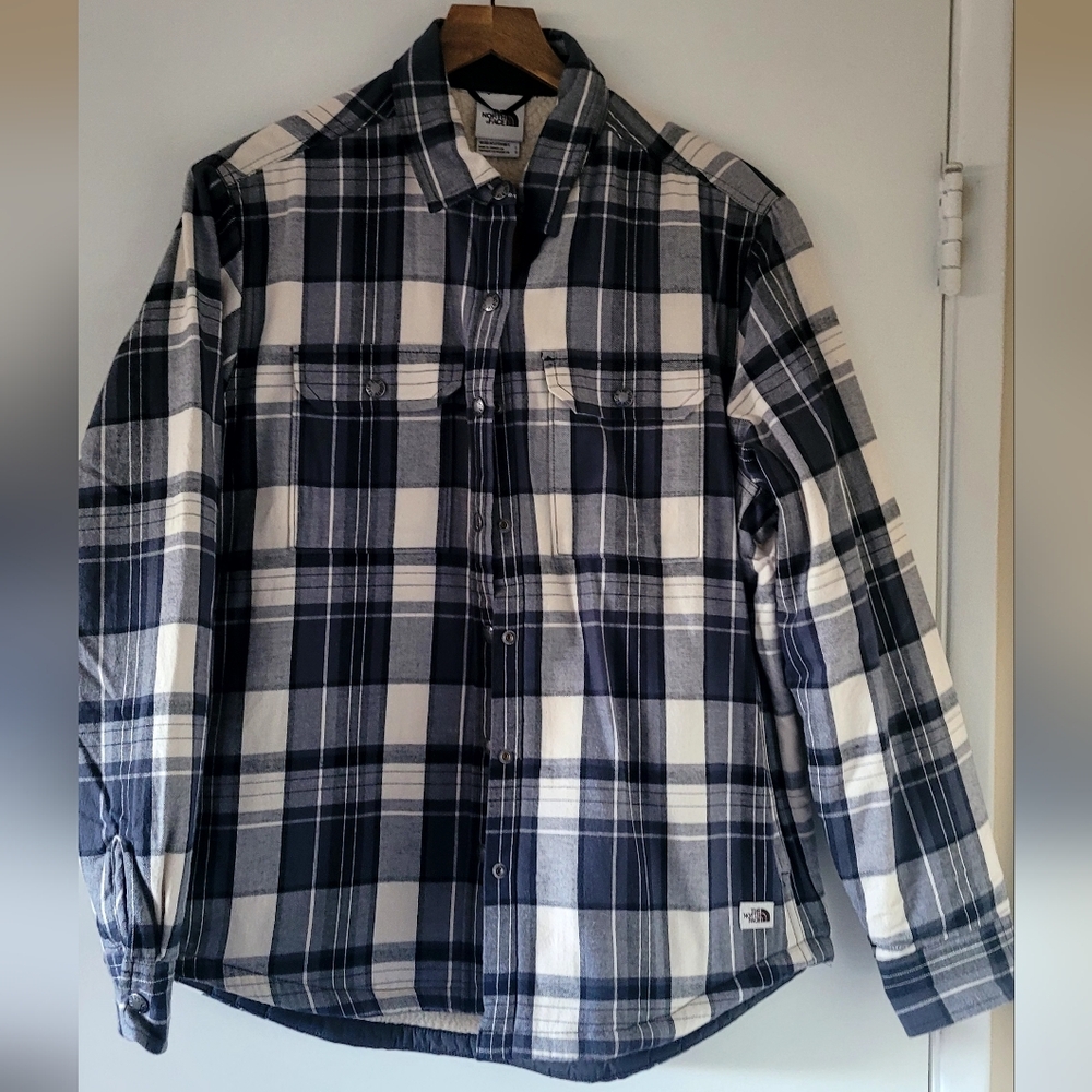 North Face Fleece lined jacket Wmns L